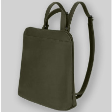 Ateliers Fourès Baroudeuse Leather Backpack Andromède B415 Khaki