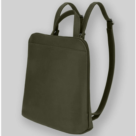 Ateliers Fourès Baroudeuse Leather Backpack Andromède B415 Khaki