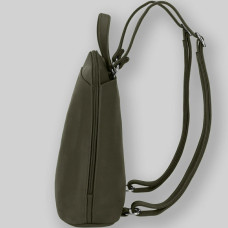Ateliers Fourès Baroudeuse Leather Backpack Andromède B415 Khaki