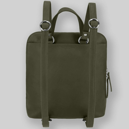 Ateliers Fourès Baroudeuse Leather Backpack Andromède B415 Khaki