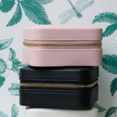 Maison Scarlett Travel Jewelry Box Corinne PU Rose