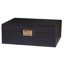 Maison Scarlett Louise C PU Black Jewelry Box