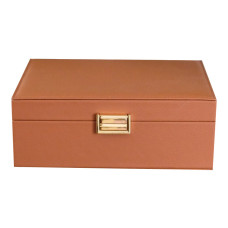 Maison Scarlett Louise C PU Camel Jewelry Box