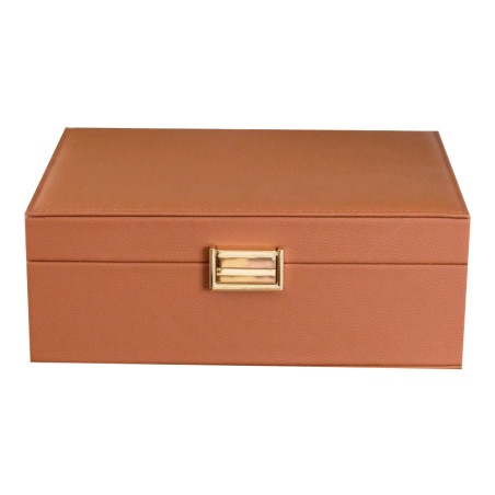 Maison Scarlett Louise C PU Camel Jewelry Box