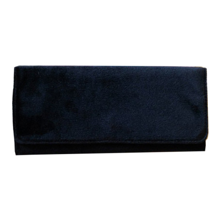 Maison Scarlett Travel Jewelry Pouch Catherine Velvet Black