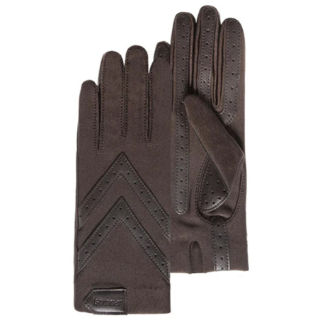 Isotoner Women's Stretch Recycled Brown Gloves