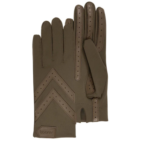Isotoner Women's Stretch Recycled Olive Gloves