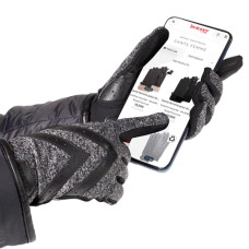 Isotoner Women's Wool Gloves Dark Grey