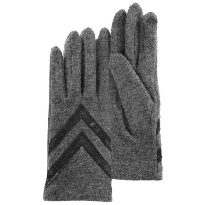 Isotoner Women's Wool Gloves Dark Grey