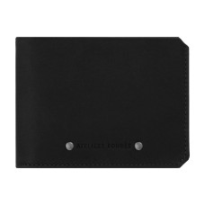Ateliers Fourès Baroudeur Wallet in Leather Ulysse F960 Black