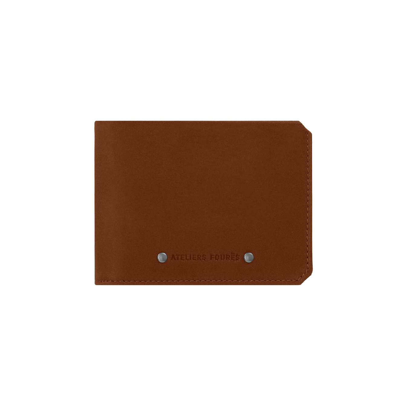 Ateliers Fourès Baroudeur Wallet in Ulysse Leather F960 Tawny