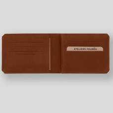 Ateliers Fourès Baroudeur Wallet in Ulysse Leather F960 Tawny