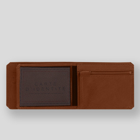Ateliers Fourès Baroudeur Wallet in Ulysse Leather F960 Tawny