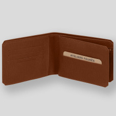 Ateliers Fourès Baroudeur Wallet in Ulysse Leather F960 Tawny
