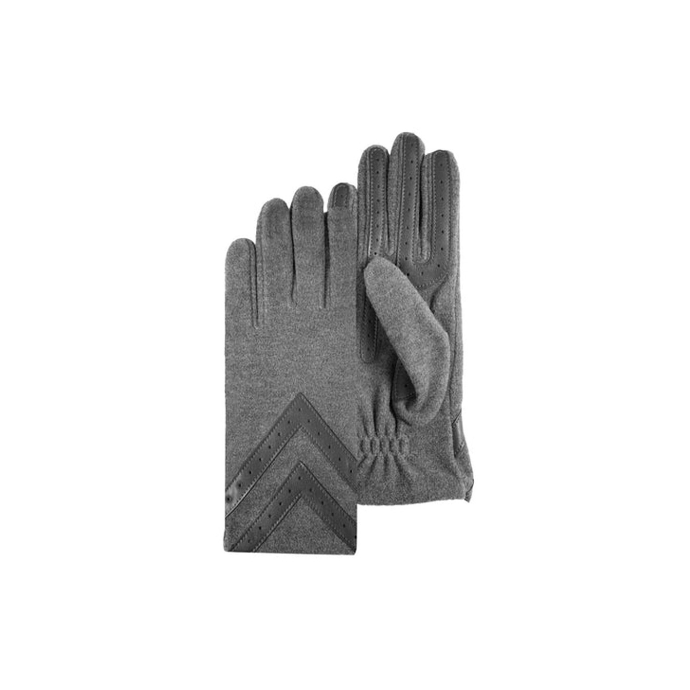 Isotoner Women's Touchscreen Polarized Recycled Grey Gloves