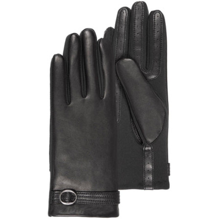 Isotoner Touch Gloves Women's Sheepskin Black