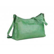 Arthur & Aston Edith Baguette Bag Leather 123-05 Green