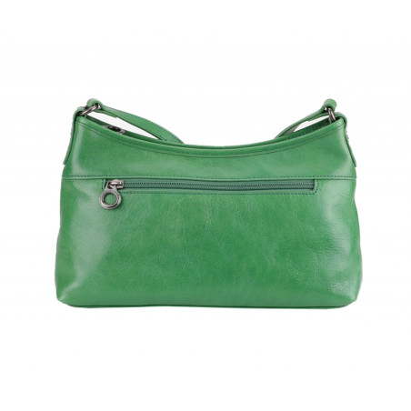 Arthur & Aston Edith Baguette Bag Leather 123-05 Green