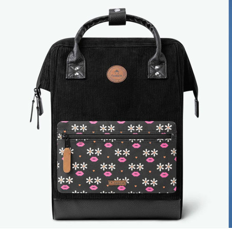 Cabaïa Medium Brighton Backpack 13" Bordeaux black