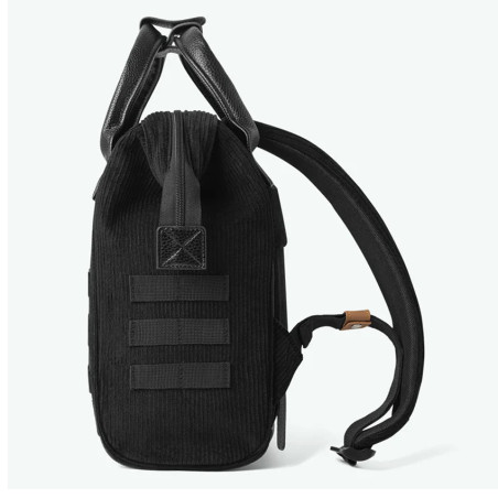 Cabaïa Small Brighton Sac à Dos 10,5" Velours Noir côté