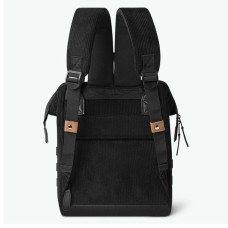 Cabaïa Small Brighton Sac à Dos 10,5" Velours Noir dos