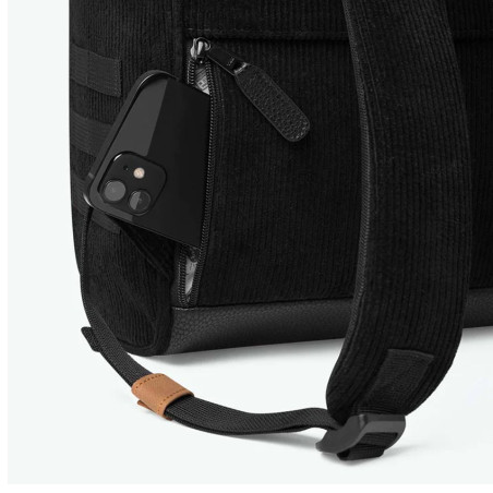 Cabaïa Small Brighton Backpack 10.5" Black Velvet