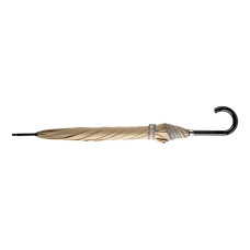 Piganiol Essential Automatic Straight Umbrella Beige with Black Str...