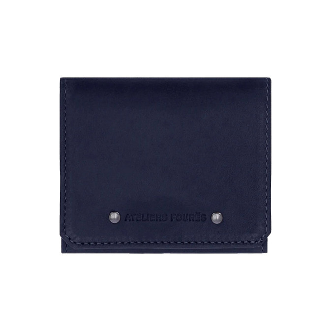 Ateliers Fourès Baroudeur Coin Purse Box Minotaur F9147 Marine