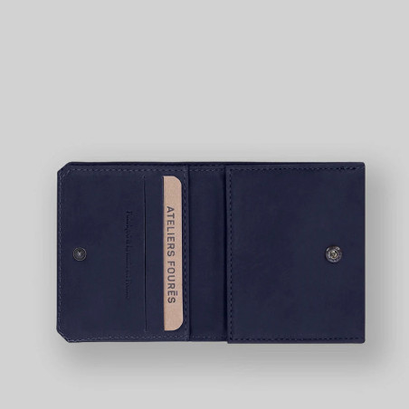 Ateliers Fourès Baroudeur Coin Purse Box Minotaur F9147 Marine