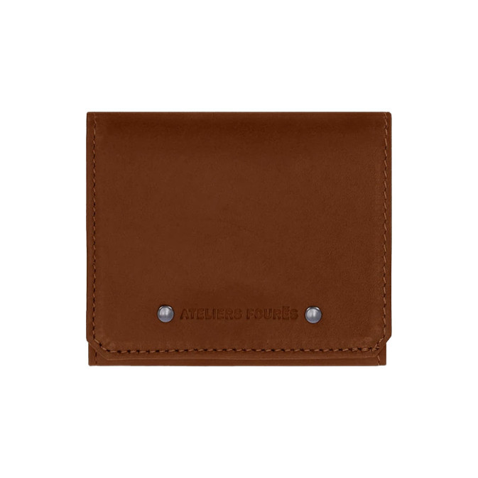 Fourès Workshops Baroudeur Coin Purse Minotaur Box F9147 Tawny