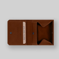 Fourès Workshops Baroudeur Coin Purse Minotaur Box F9147 Tawny
