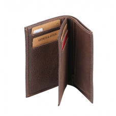 Arthur & Aston Marco Leather Wallet Chestnut