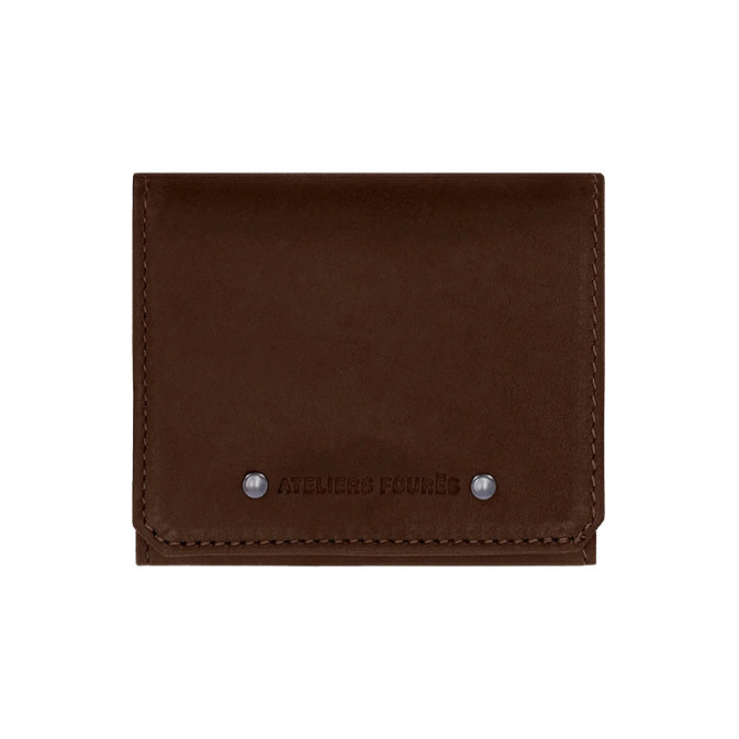 Fourès Workshops Baroudeur Coin Purse Minotaur Box F9147 Cognac