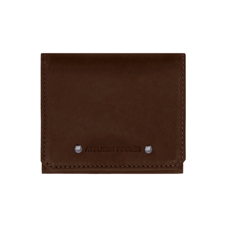 Fourès Workshops Baroudeur Coin Purse Minotaur Box F9147 Cognac