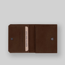 Fourès Workshops Baroudeur Coin Purse Minotaur Box F9147 Cognac
