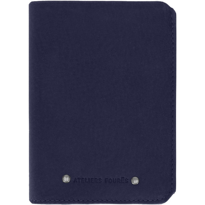 Ateliers Foures Baroudeur Wallet Prométhée F9151 Marine