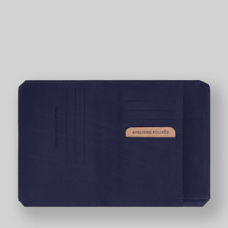 Ateliers Foures Baroudeur Wallet Prométhée F9151 Marine