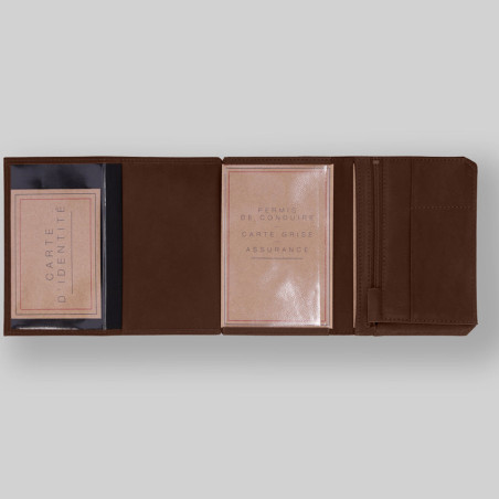 Fourès Workshops Promethee Wallet F9151 Cognac