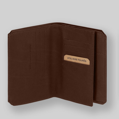 Fourès Workshops Promethee Wallet F9151 Cognac