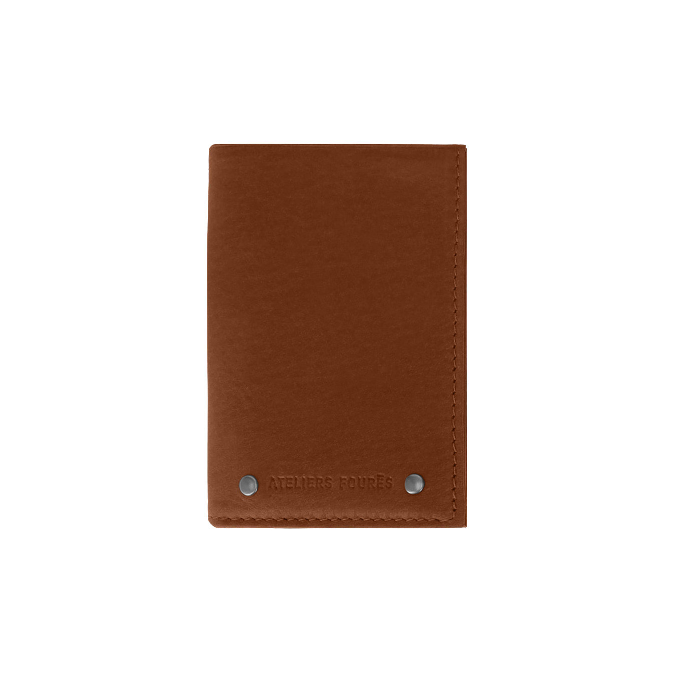 Ateliers Fourès Baroudeur Wallet Without Flap Pegasus F921 Tawny