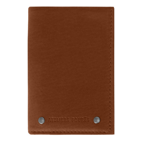 Ateliers Fourès Baroudeur Wallet Without Flap Pegasus F921 Tawny