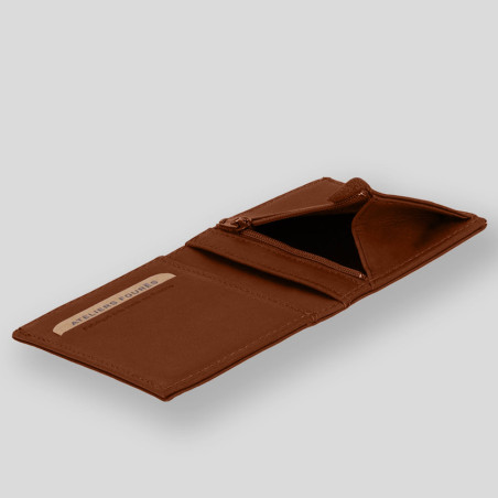 Ateliers Fourès Baroudeur Wallet Without Flap Pegasus F921 Tawny