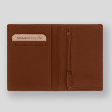 Ateliers Fourès Baroudeur Wallet Without Flap Pegasus F921 Tawny