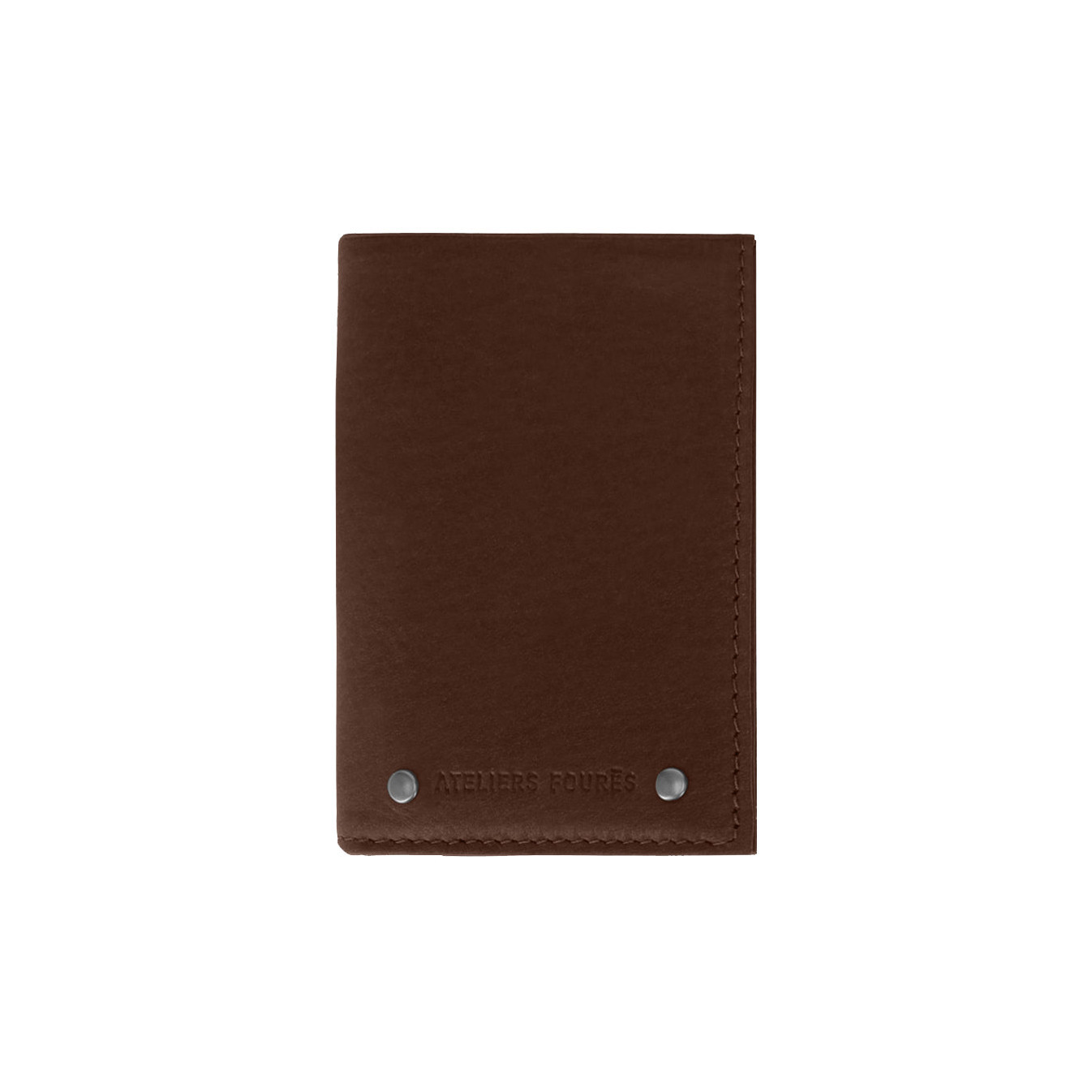 Ateliers Foures Baroudeur Wallet Sans Flap Pégase F921 Cognac