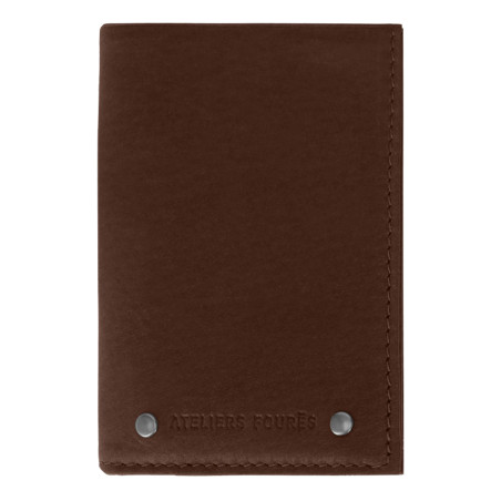 Ateliers Foures Baroudeur Wallet Sans Flap Pégase F921 Cognac