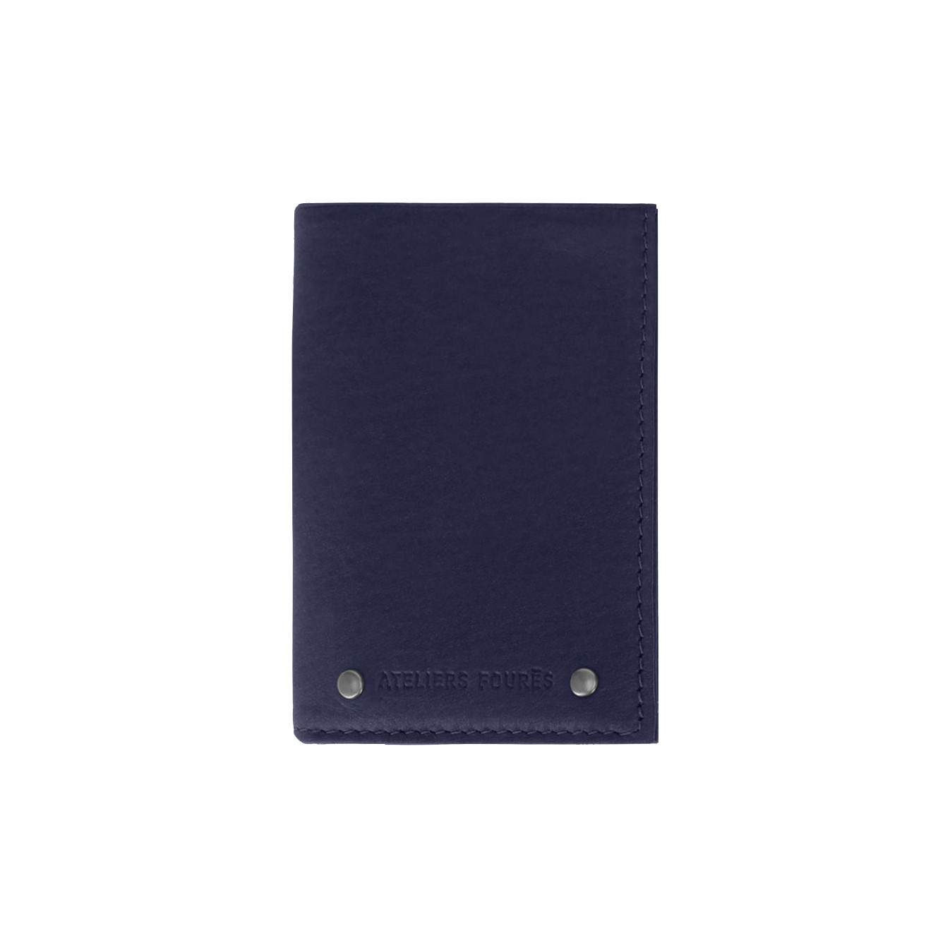 Ateliers Fourès Baroudeur Wallet Pegasus F921 Without Flap Marine
