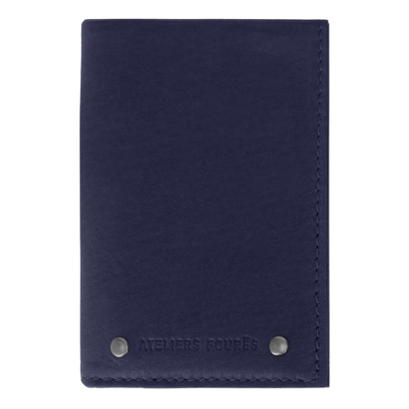 Ateliers Fourès Baroudeur Wallet Pegasus F921 Without Flap Marine