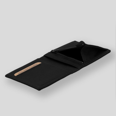 Ateliers Fourès Baroudeur Wallet Pegasus F921 Without Flap Black