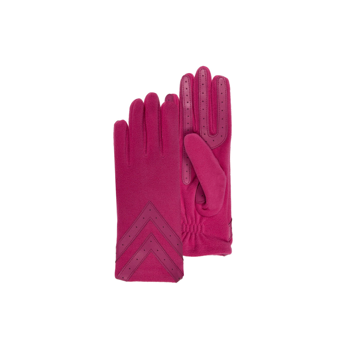 Isotoner Women's Touchscreen Polarized Recycled Fuchsia Gloves