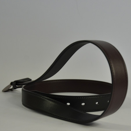 Chabrand Leather Belt 89154 Black